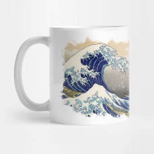 ✪ The Great Wave Off Kanagawa ✪ Retouched Fan Art Mug